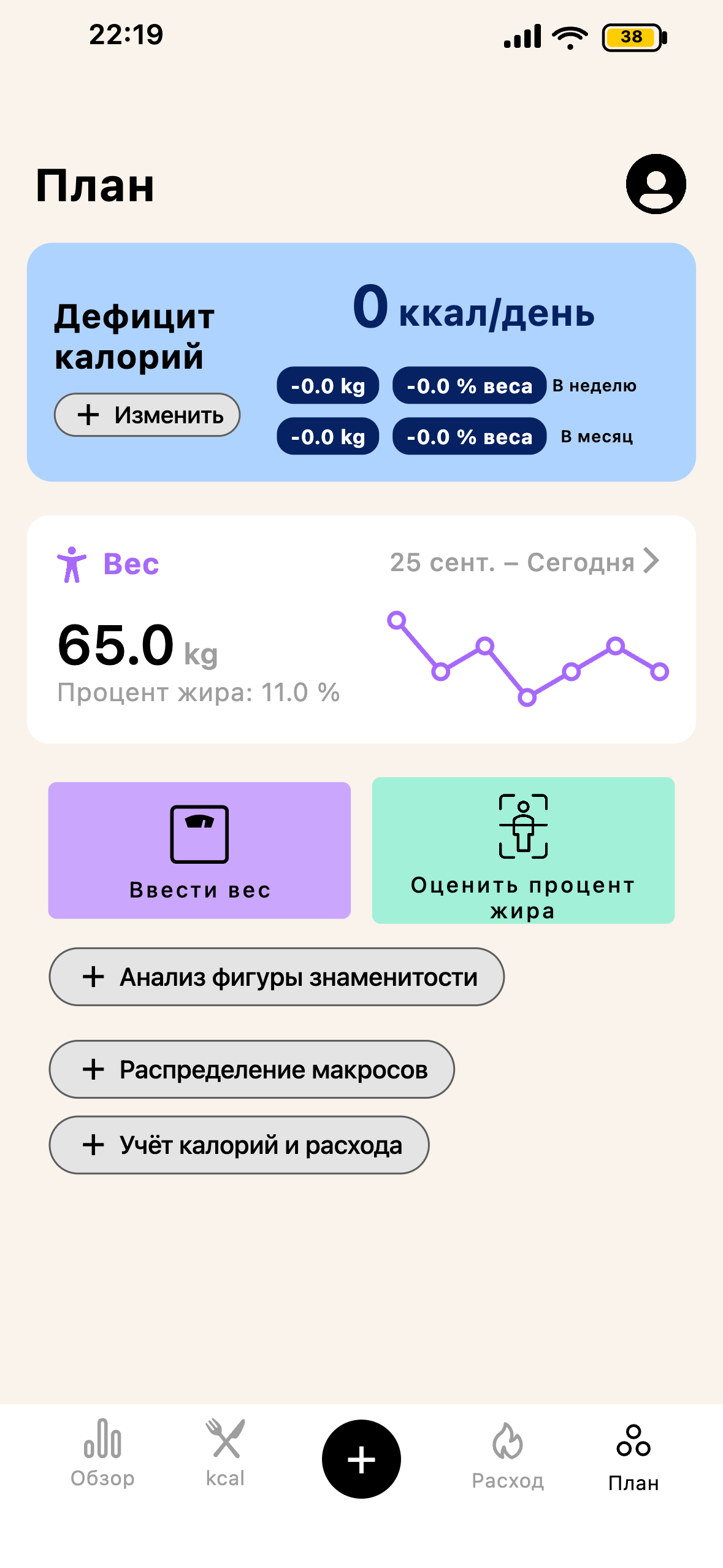 Экран стратегии и пирамиды прогресса Lean