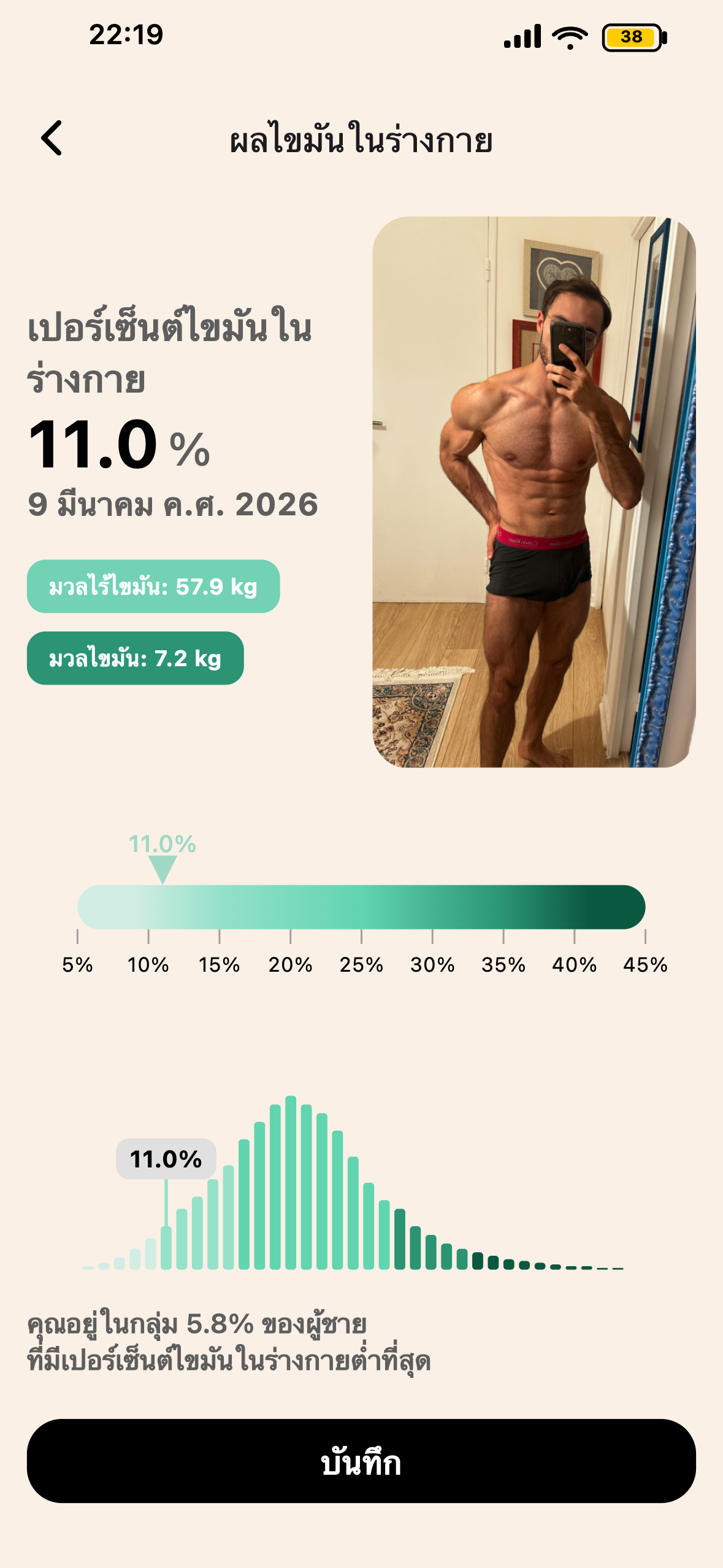ผลลัพธ์ BodyScan AI ใน Lean